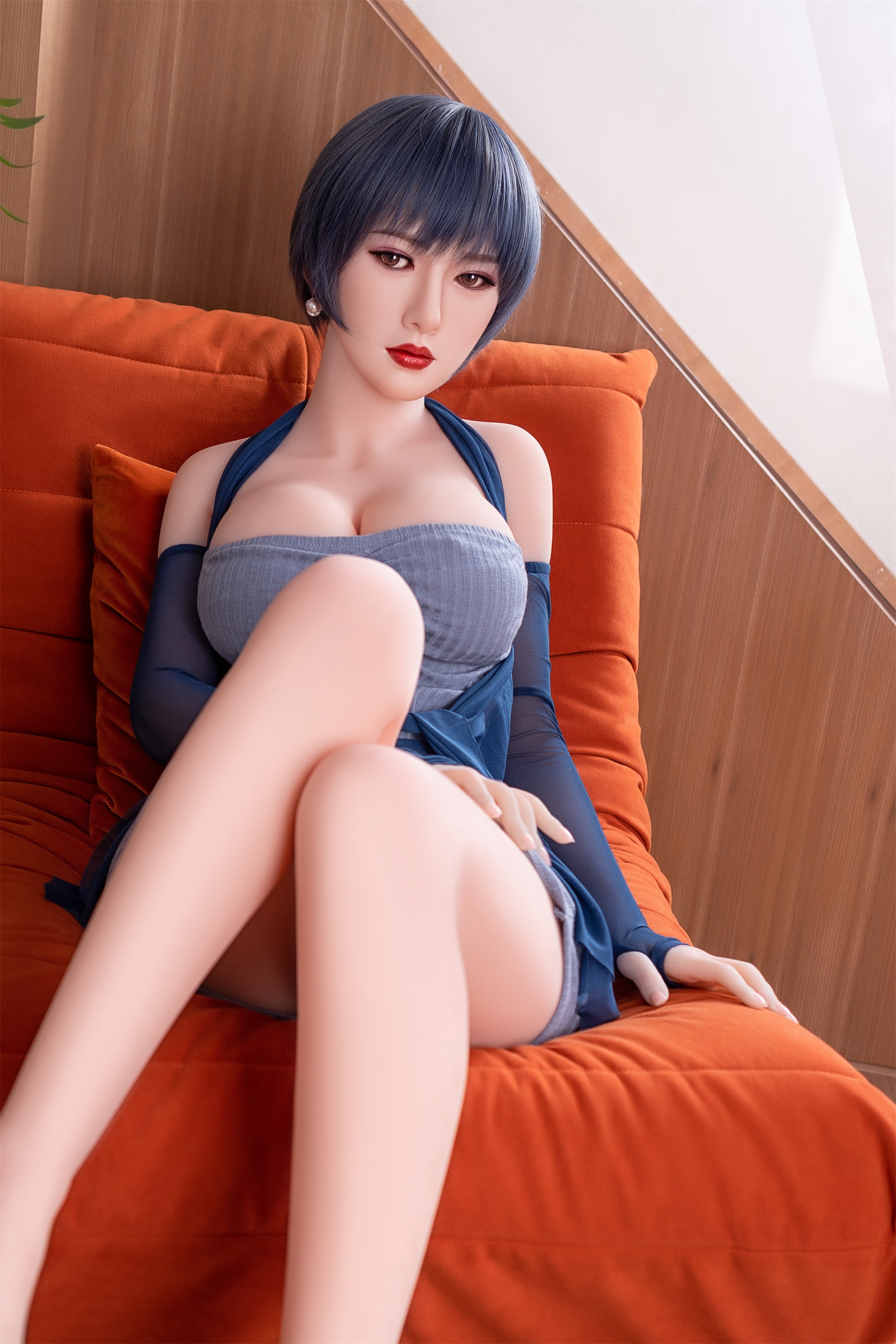 Alivia - 5ft 3/160cm Asian Style Short Hair Big Boobs Sex Doll 