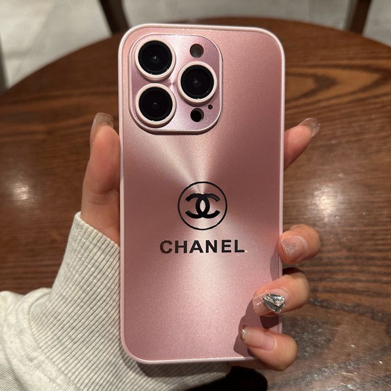 Metalowe logo marki CHANEL Etui na telefon Apple, all-inclusive high-end, tekstura tytanu, super!