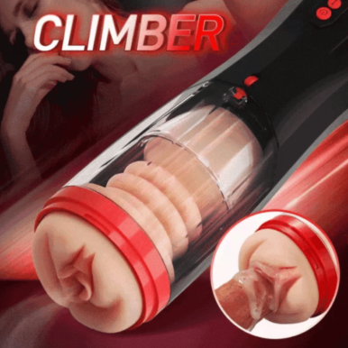 Climber 3 az 1-ben maszturbációs kehely – 5 lökési mód, 10 rezgési mód