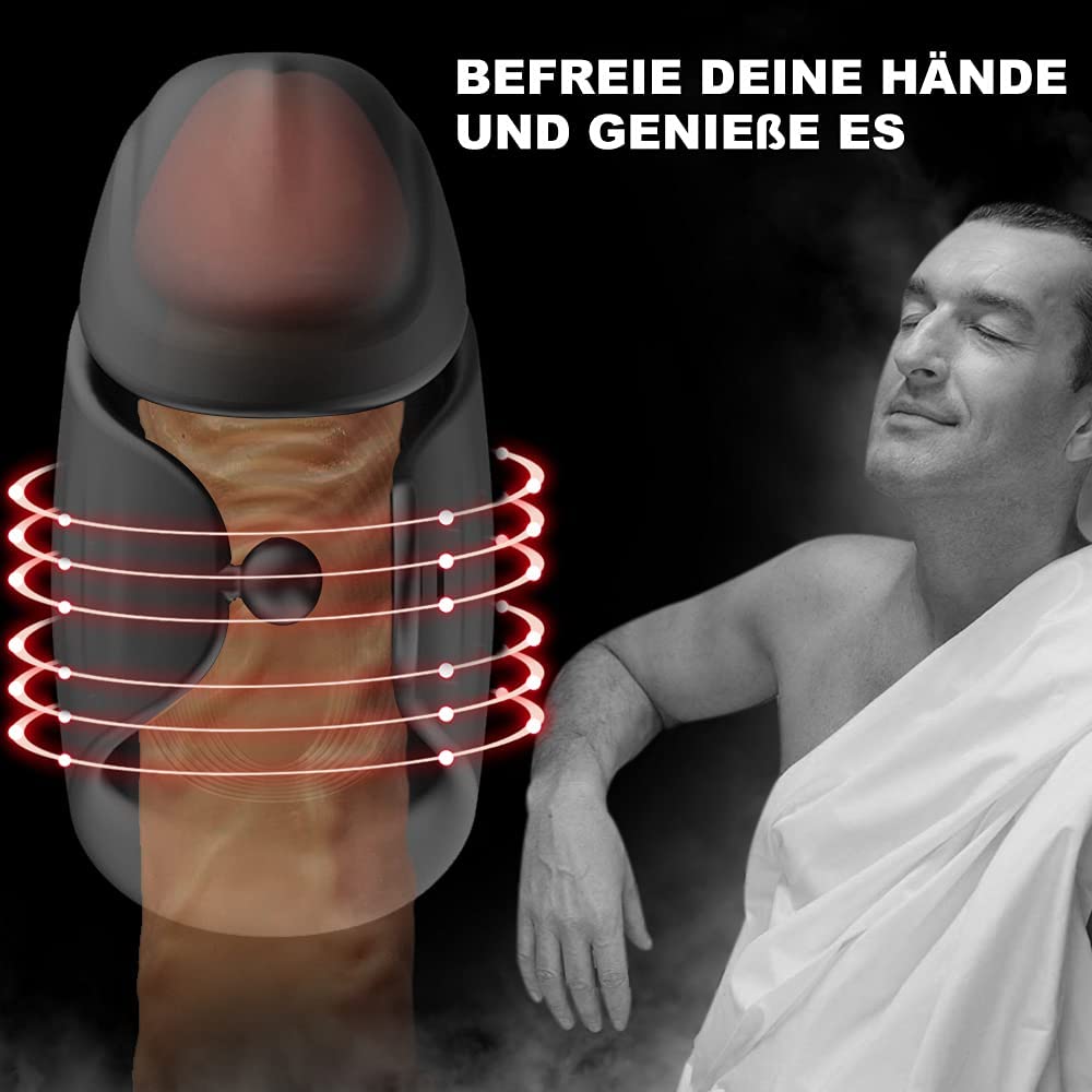 Elektromos makkvibrátor, elektromos péniszedző vibrátor, péniszedző maszurbátor, automata maszurbátor férfiaknak 8 rezgési móddal, szexuális játék férfiaknak.