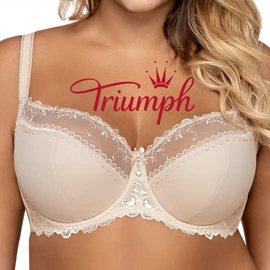 Triumph® 4 sztuki💖50% taniej✨2026 Nowy stylowy koronkowy du?y biustonosz z regulowanym paskiem na rami?[65A-120H]