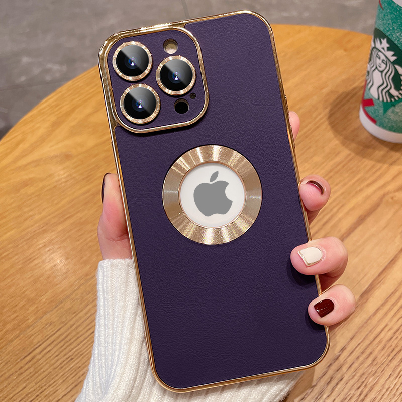 Electroplating iPhone Case with Camera Lens Protector Film