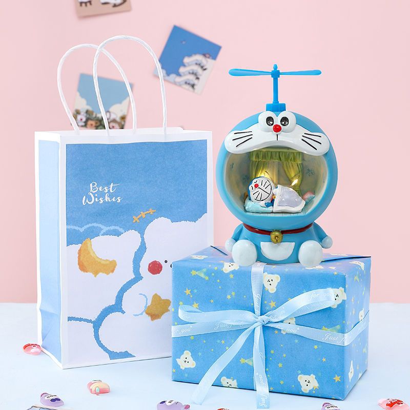 ��Oficjalne oryginalne zezwolenie��?winka skarbonka z lampk? nocn? Doraemon, s?odka, wykwintna i interesuj?ca, b?dzie Ci towarzyszy?