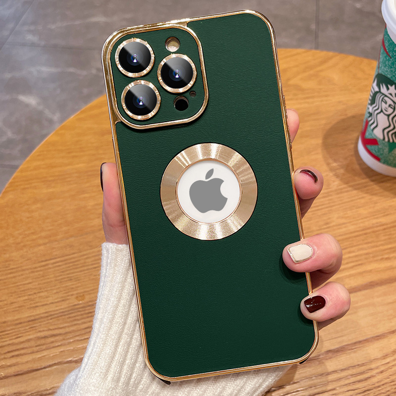 Electroplating iPhone Case with Camera Lens Protector Film