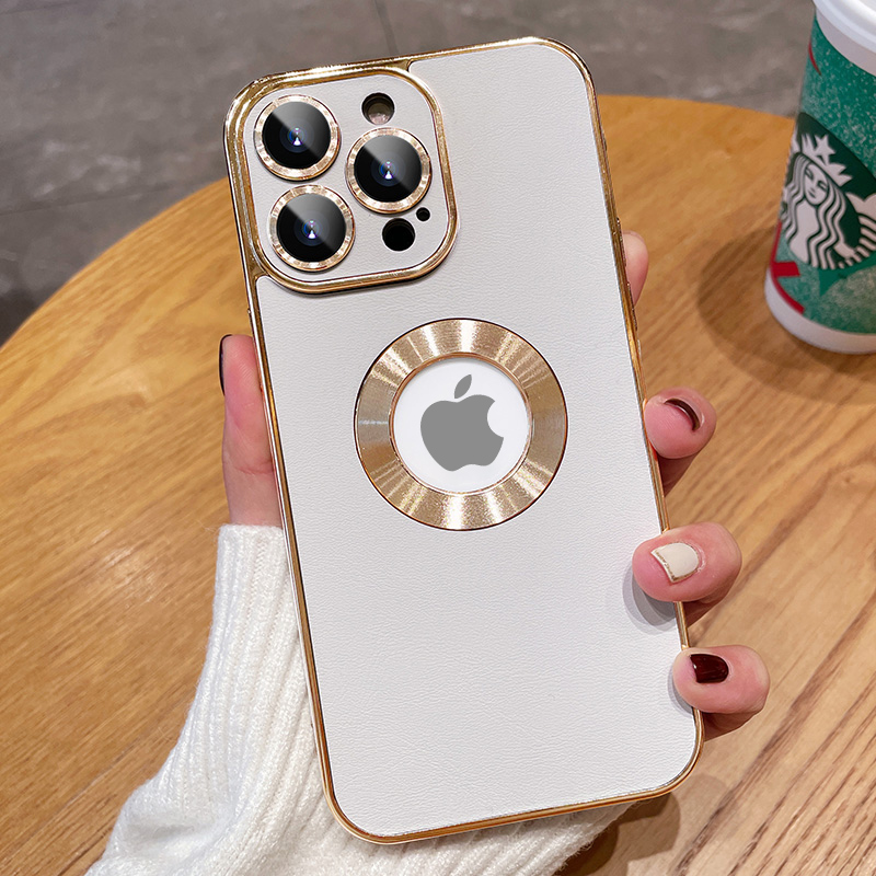 Electroplating iPhone Case with Camera Lens Protector Film