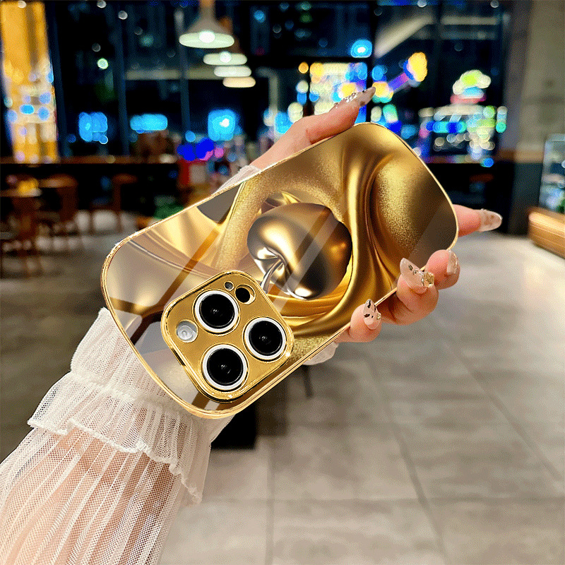 Csúcskategóriás, új, személyre szabott sivatagi arany teljes képernyős mobiltelefon védőtok, prémium minőség!