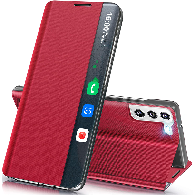 Kompatybilny z etui z okienkiem na smartfony Samsung serii S25/S24/S23/S22/S21