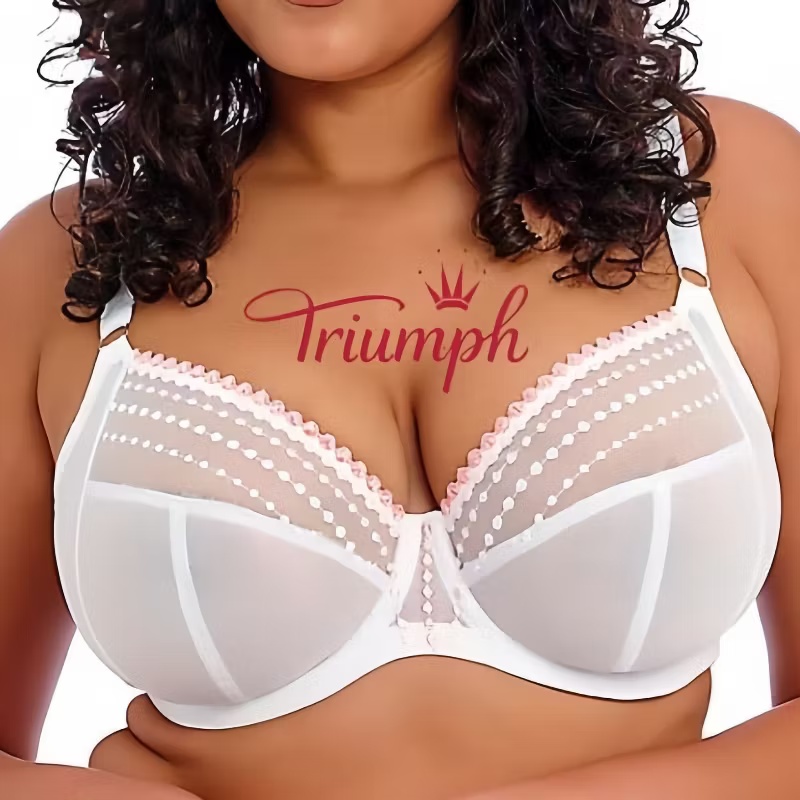 Triumph® - (3 szt.)🔥2024 Najlepiej sprzedające się nowe Biustonosz z haftowaną koronką z pełną miseczką