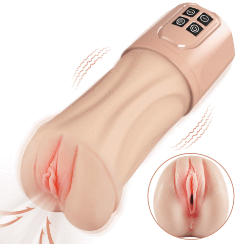 BEYA 5 ssań, 7 wibracji, kubeczek do masturbacji 2 w 1