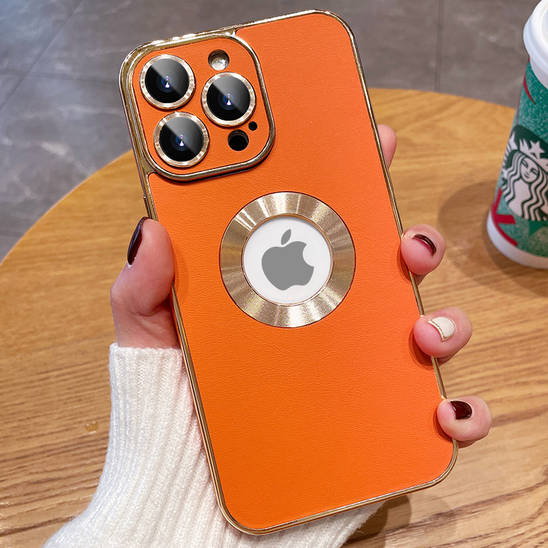 Electroplating iPhone Case with Camera Lens Protector Film