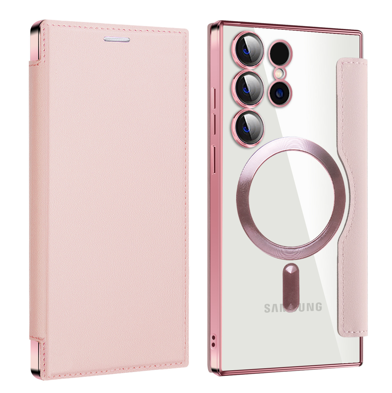 Samsung S22/23/24/25 pełna seria etui na telefon komórkowy magnetyczne biznesowe skórzane etui ochronne