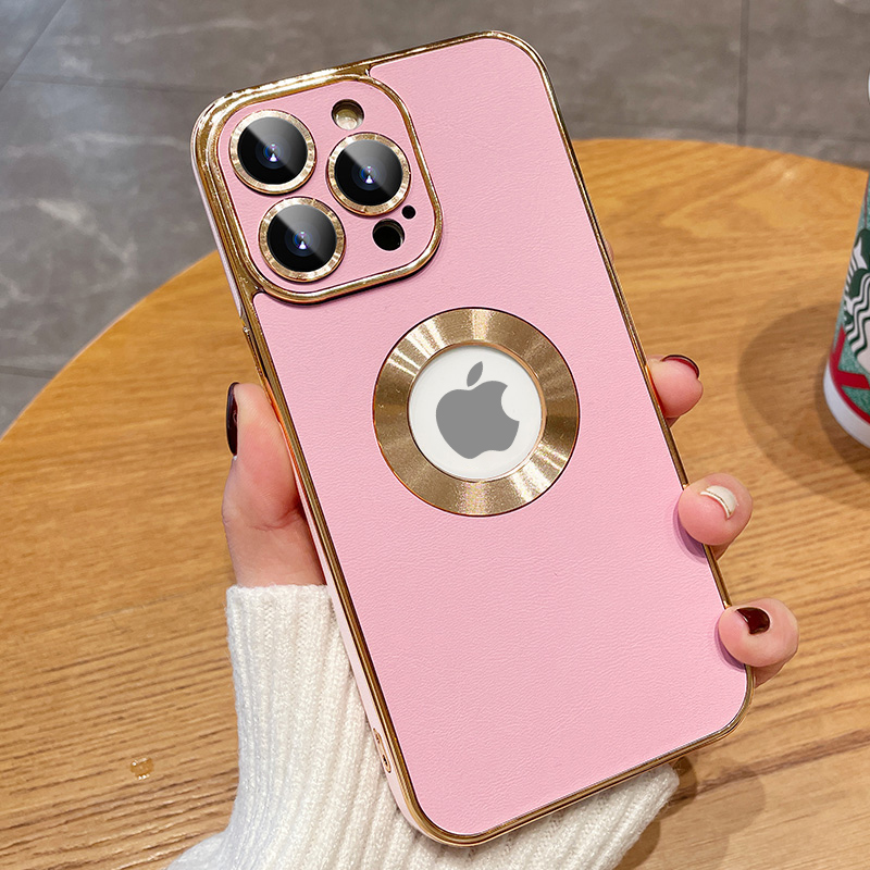 Electroplating iPhone Case with Camera Lens Protector Film