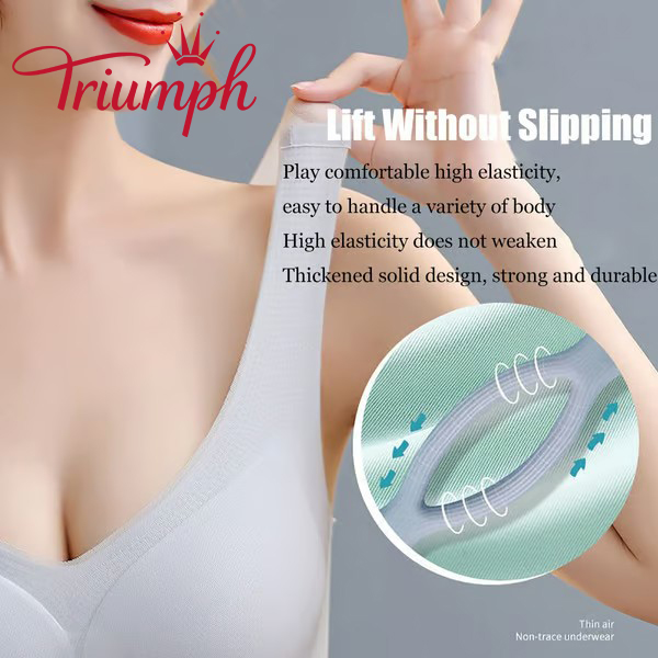 Triumph - (3 Πακέτο) 🎁Υπερλεπτό Ice Silk Lifting σουτιέν