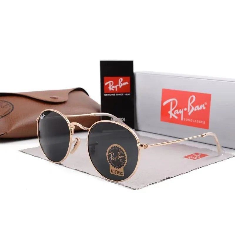 Γνήσια γυαλιά ηλίου Ray-Ban 2024 【Θήκη καθρέφτη + γυαλιά】