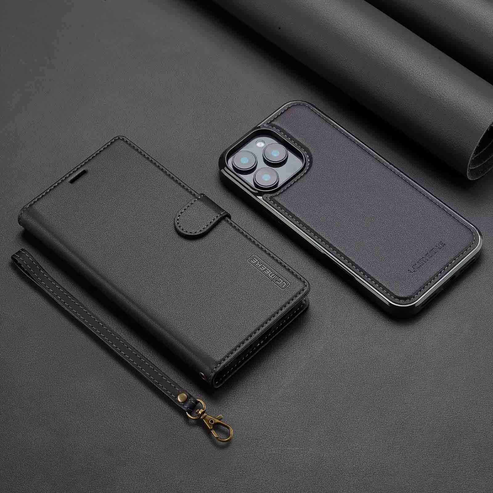 Δερμάτινη θήκη iPhone, δερμάτινη θήκη 2 σε 1