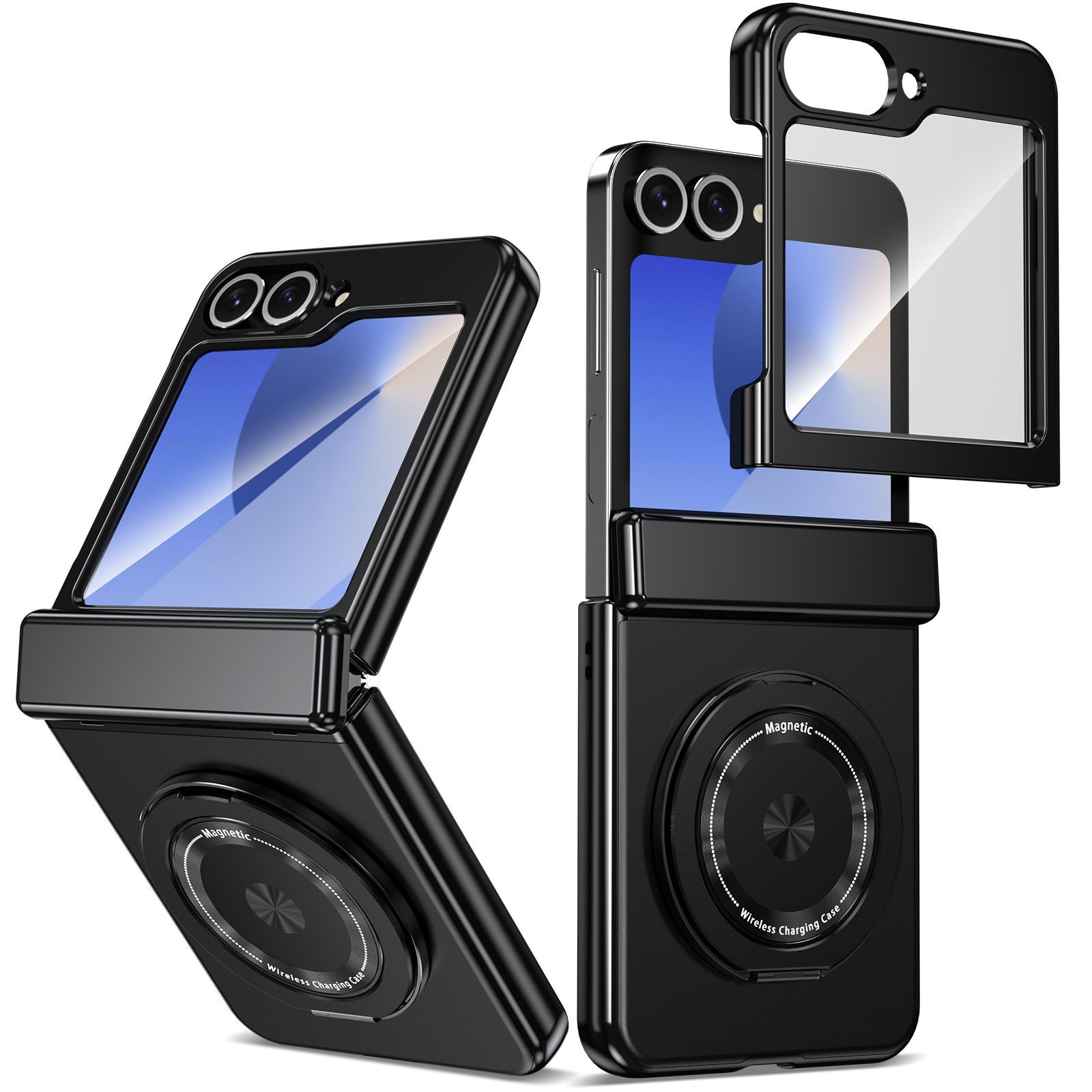 Удароустойчив магнитен калъф със стойка за Samsung Galaxy Z Flip Series