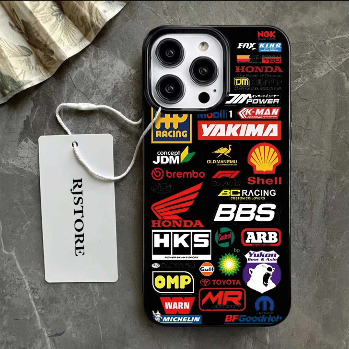 Μοντέρνα θήκη για iPhone με λογότυπο αυτοκινήτου
