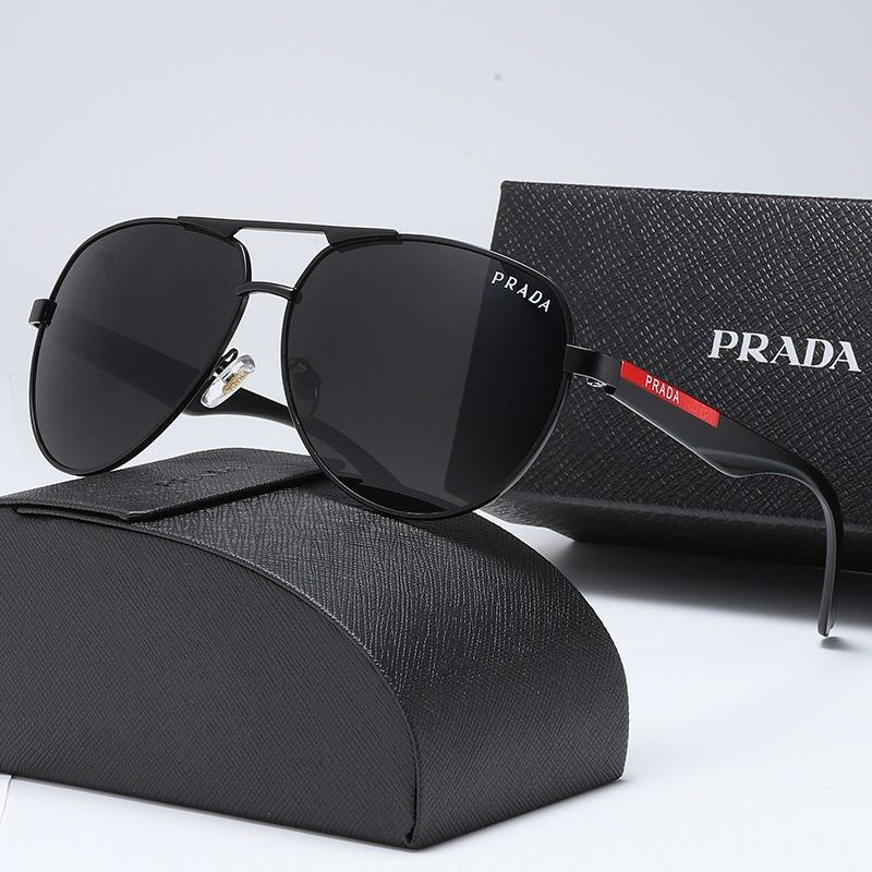 Γνήσια γυαλιά ηλίου PRADA 2024 【Θήκη καθρέφτη + γυαλιά】
