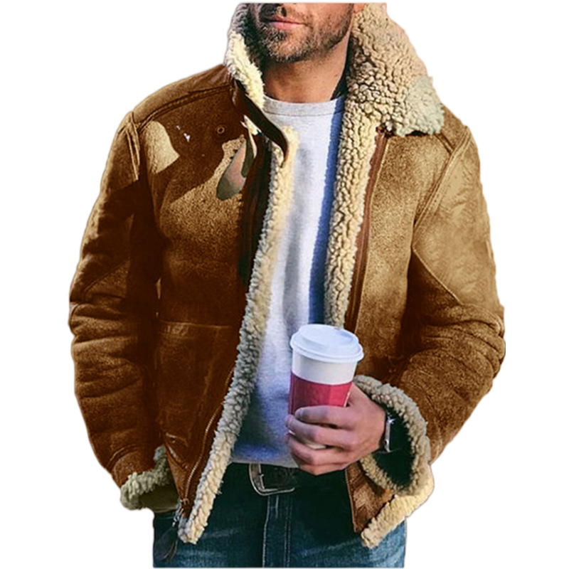 Δερμάτινο και κασμιρένιο bomber jacket