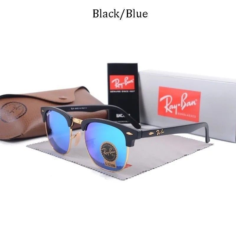 Γνήσια γυαλιά ηλίου Ray-Ban 2024 【Θήκη καθρέφτη + γυαλιά】