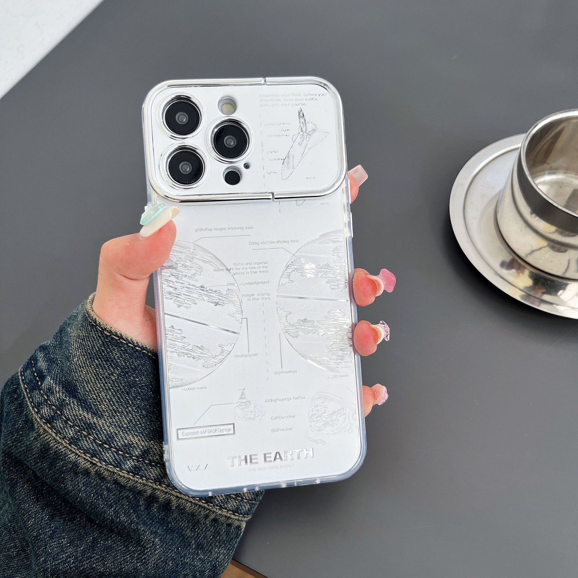 Husa pentru telefon cu suport pentru iPhone
