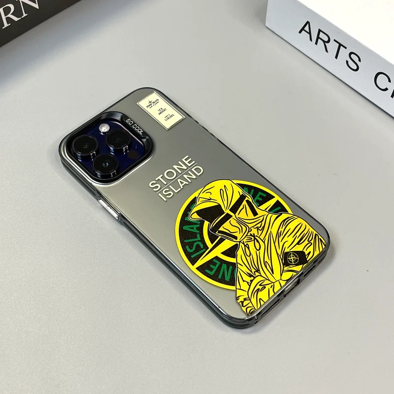 CAZĂ IPHONE ELECTROPLATĂ ARGINTIE MATĂ