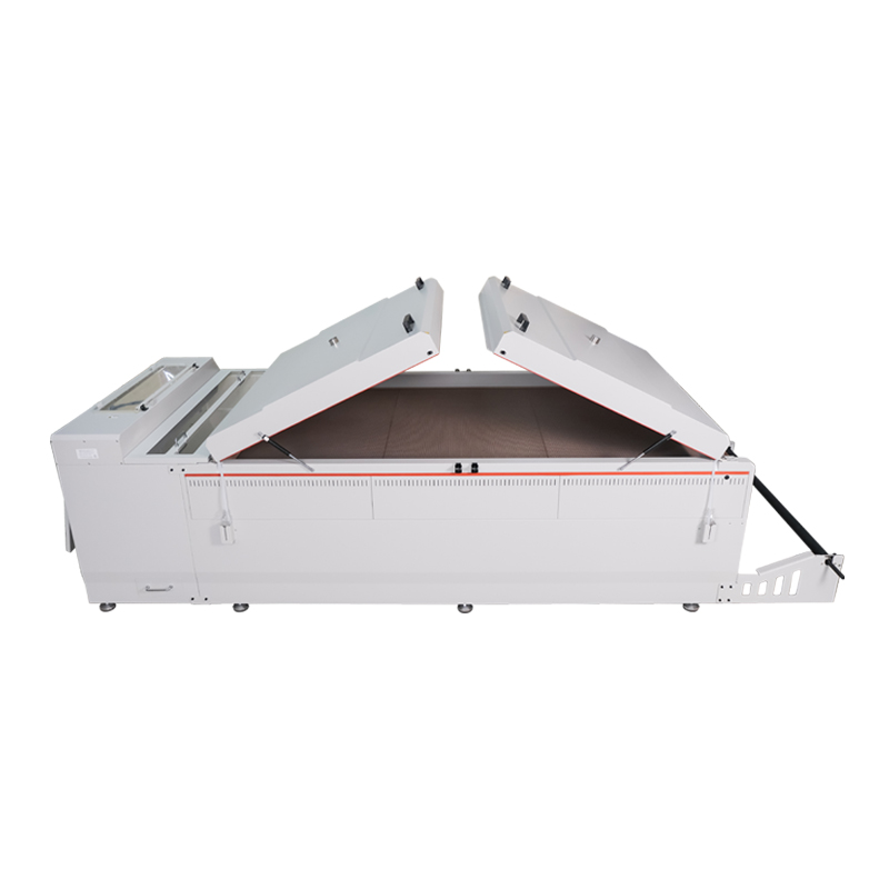 120cm 130CM Higher speed two stages dryer DTF Powder Shaker with conveyor belt suit for four or six i3200 print heads printer