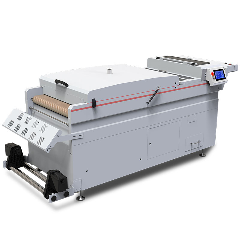 60CM High speed lengthen conveyor belt DTF Powder Shaker for four i3200 print heads printer