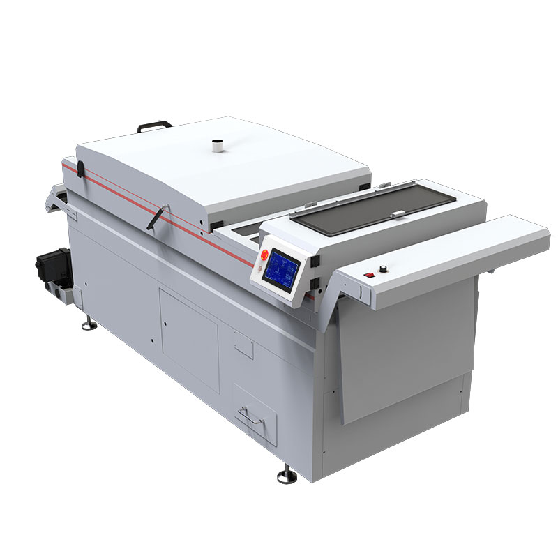 60CM High speed lengthen conveyor belt DTF Powder Shaker for four i3200 print heads printer