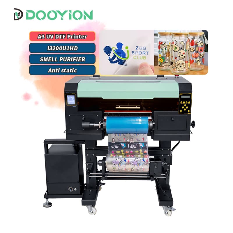 30cm dual i1600U1 heads uv dtf printer A3 size