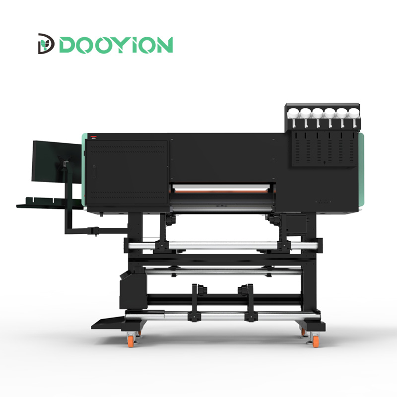 Roll to Roll DTF UV Printer 60cm with laminator and three i3200U1 heads