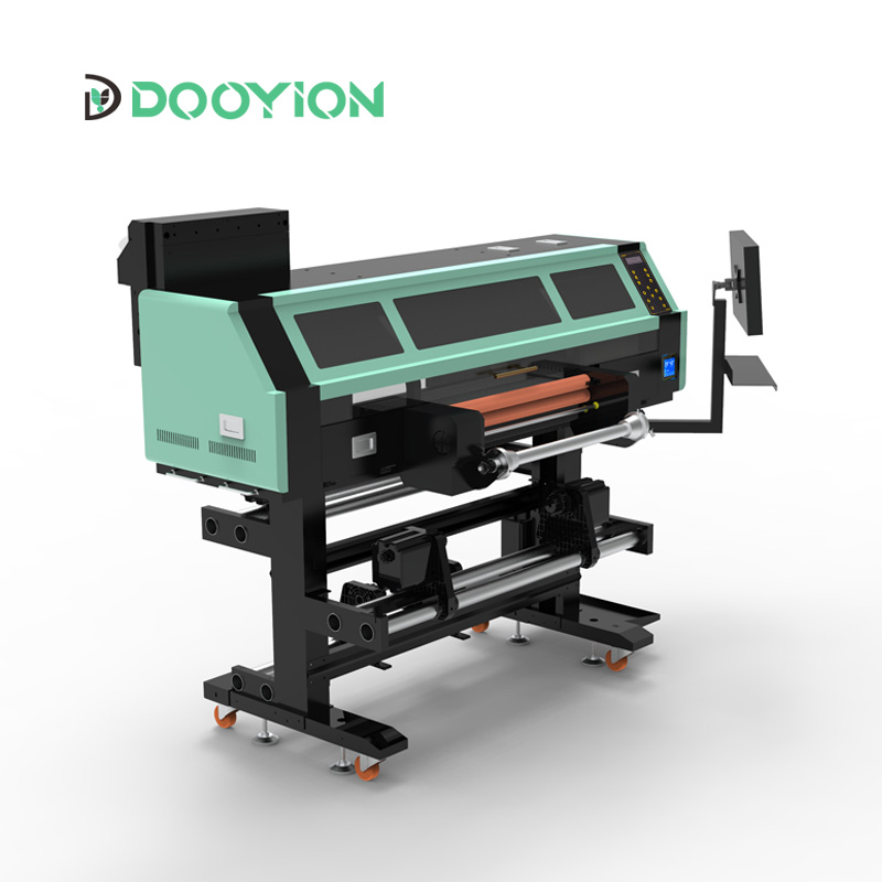 Roll to Roll DTF UV Printer 60cm with laminator and three i3200U1 heads