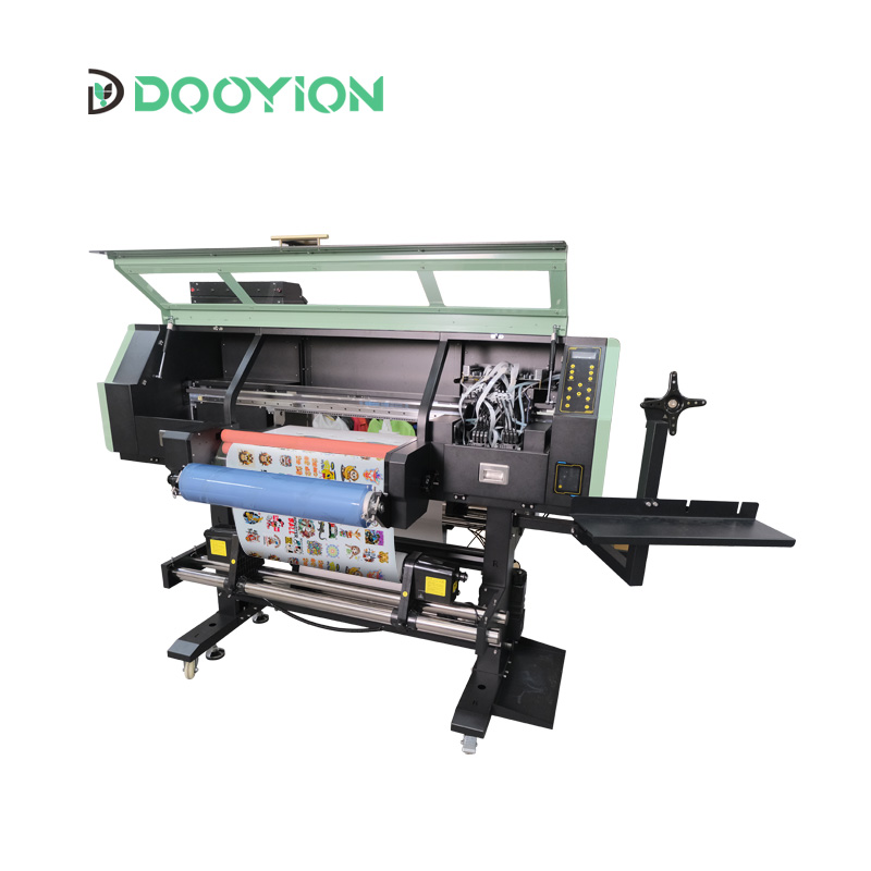 Roll to Roll DTF UV Printer 60cm with laminator and three i3200U1 heads