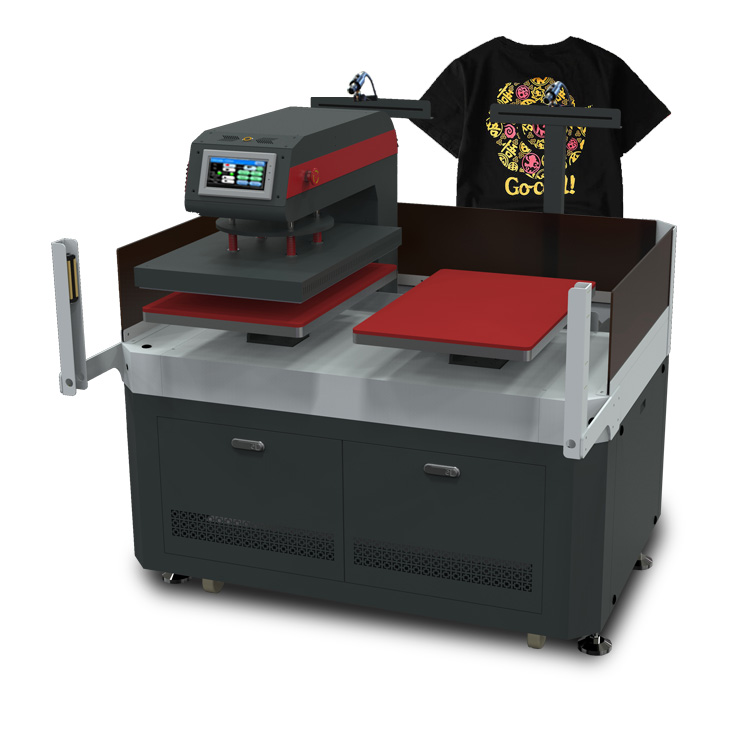 automatic heat press machine,auto-heat press machine,automatic hot stamping machine,automatic heat transfer machine,automatic heat press machine for tshirt,dtf heat press machine,electric heat press machine for dtf,electric power heat press machine