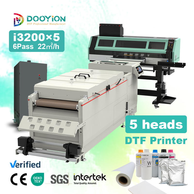 T6205 dooyion 5 print head DTF printer 60cm i3200A1 22 square metres per hour