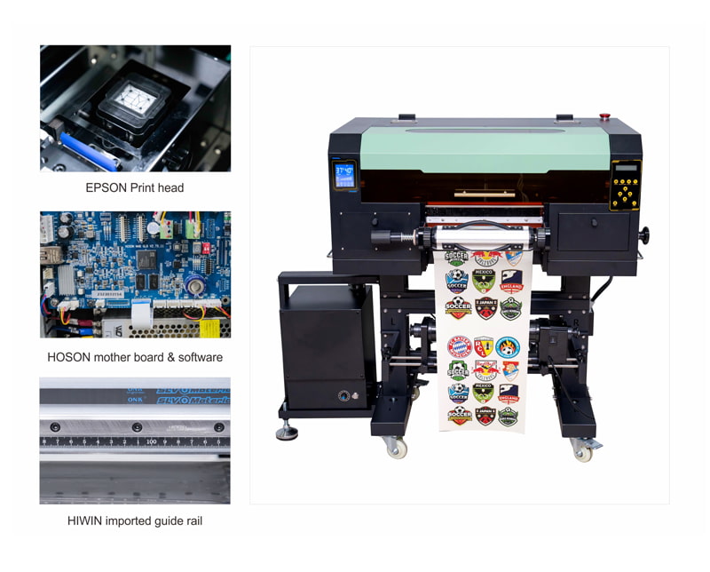 Textile's Silicone 3D Transfer Label Printer for Garment Logo optional tpu pvc