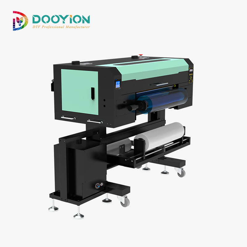 24inch 60cm UV dtf 3D Logo sticker Printer for textile single head or dual head