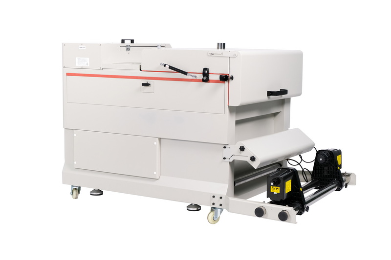 60cm automatic powder recycling DTF Powder shaker with lengthen drying oven and NEW color touch screen