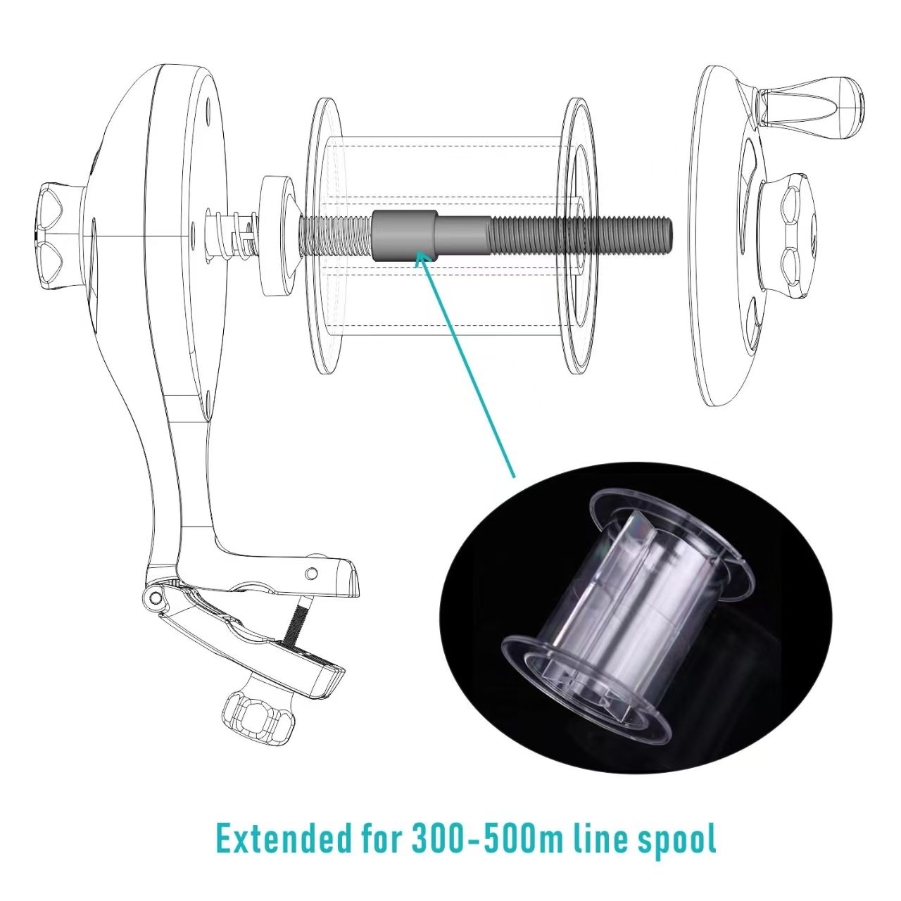 PUH Fishing Line Spooler