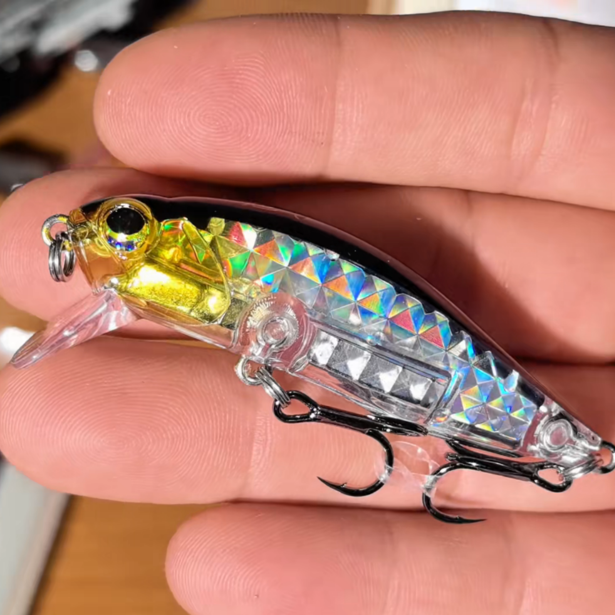 PUH 3D Prism Minnow Sinking Lure - 2.95in, 0.71oz