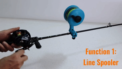 Portable Fishing Line Spooler Fast & Easy Line Winding Portable Fishing Line Spooler Fast & Easy Line Winding