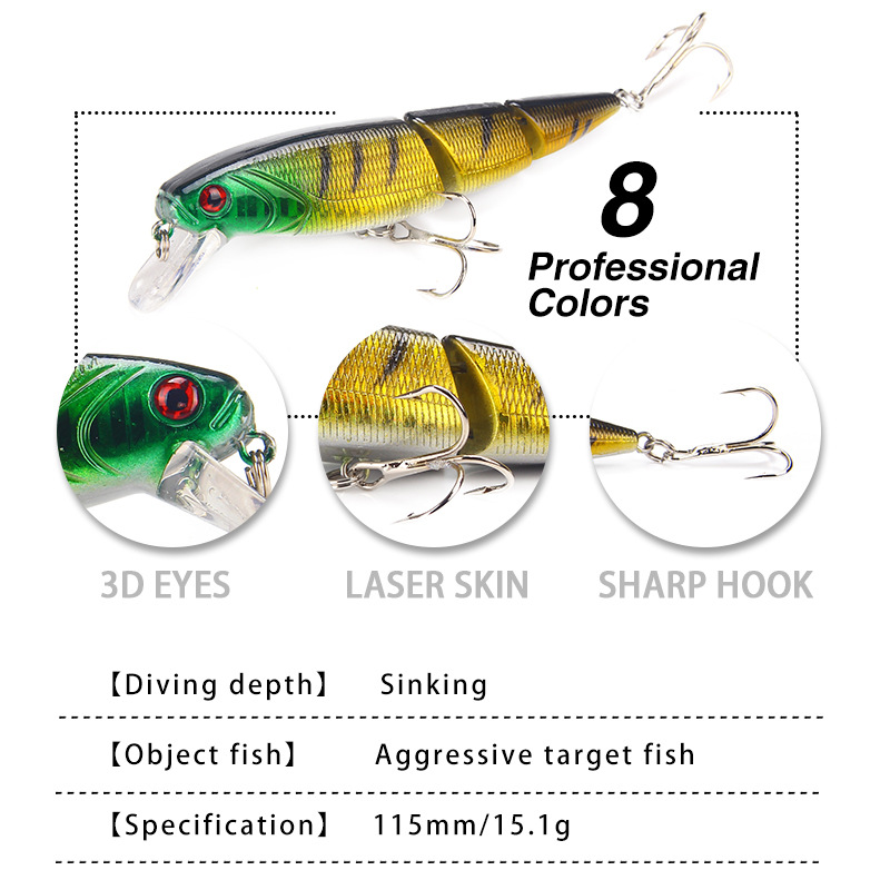 4" Jointed Minnow Swimbait