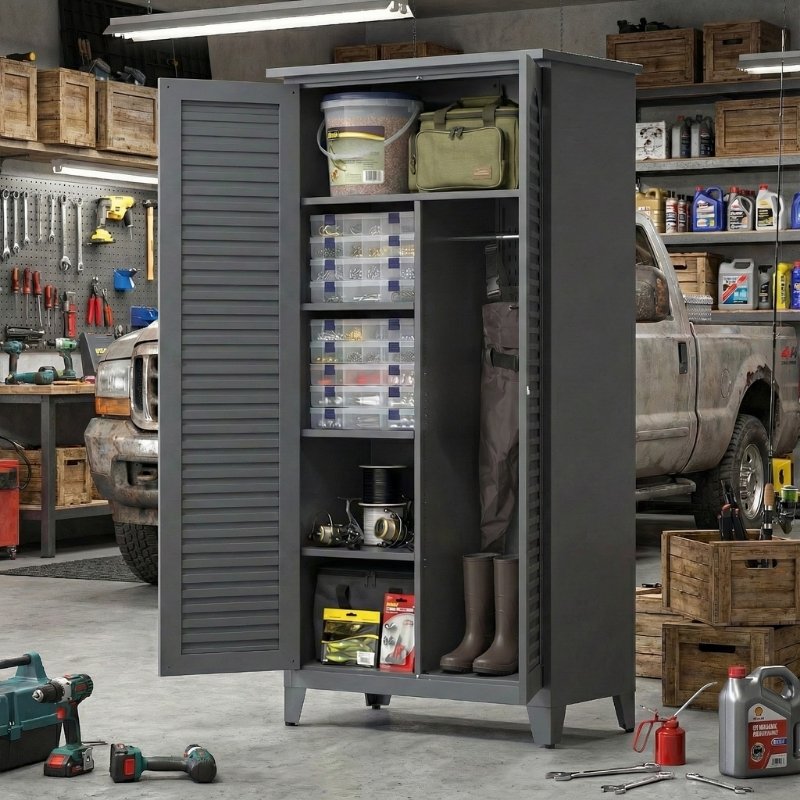 Fishing Gear Storage Cabinet - 73''x35.4"