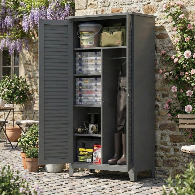 Fishing Gear Storage Cabinet - 73''x35.4"