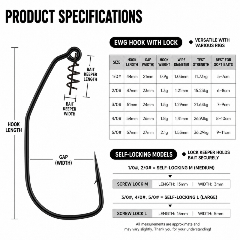 FrogLock Pro EWG Hook - 5 Pack