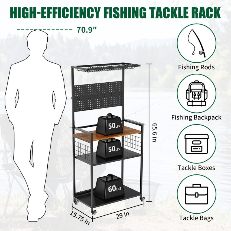 Mobile Fishing Rod Holder