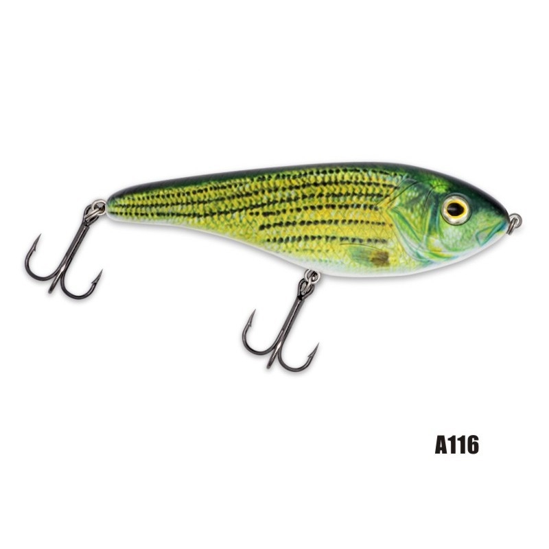 Musky Fishing Slider Jerkbait-PEAKS UP HIGH