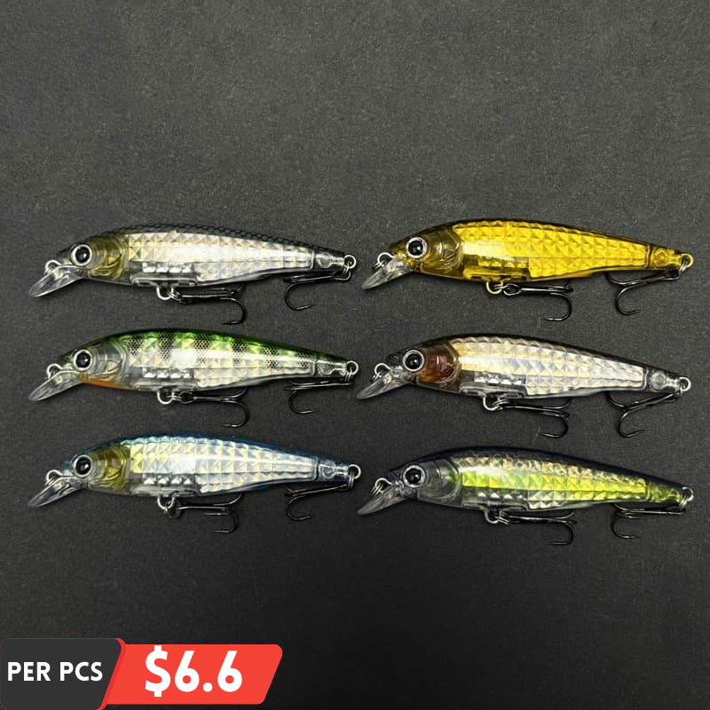 PUH 3D Prism Minnow Floating Lure-PEAKS UP HIGH
