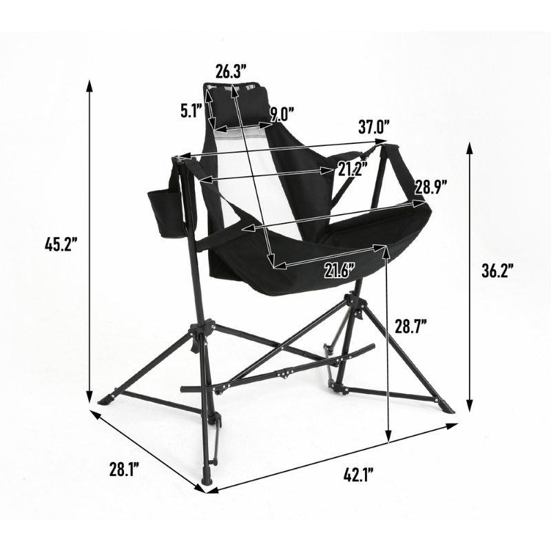 Portable Hammock Rocking Fishing Chair