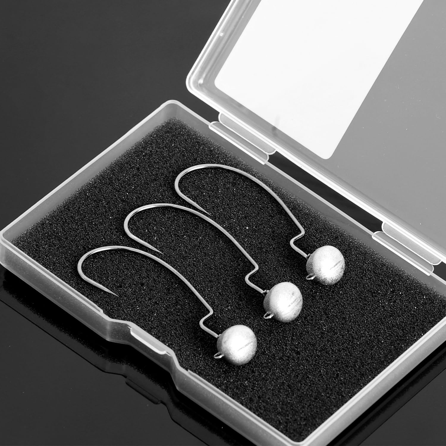 Swing Weedless Ned Rig Jig Heads - 12 Pack 